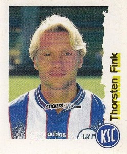 Sticker Thorsten Fink - Fußball Bundesliga zur Endphase der Saison 1996/1997 n. 115 - Panini