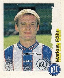 Sticker Markus Bahr - Fußball Bundesliga zur Endphase der Saison 1996/1997 n. 116 - Panini
