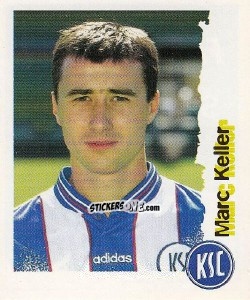 Sticker Marc Keller - Fußball Bundesliga zur Endphase der Saison 1996/1997 n. 119 - Panini