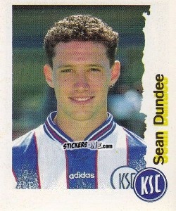 Sticker Sean Dundee - Fußball Bundesliga zur Endphase der Saison 1996/1997 n. 121 - Panini