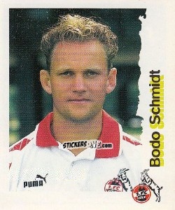 Sticker Bodo Schmidt - Fußball Bundesliga zur Endphase der Saison 1996/1997 n. 128 - Panini