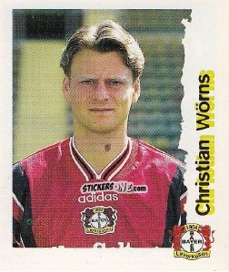 Sticker Christian Worns - Fußball Bundesliga zur Endphase der Saison 1996/1997 n. 138 - Panini
