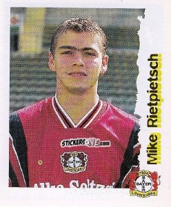 Sticker Mike Rietpietsch - Fußball Bundesliga zur Endphase der Saison 1996/1997 n. 139 - Panini