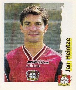 Sticker Jan Heintze - Fußball Bundesliga zur Endphase der Saison 1996/1997 n. 144 - Panini