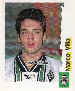 Sticker Marco Villa - Fußball Bundesliga zur Endphase der Saison 1996/1997 n. 161 - Panini