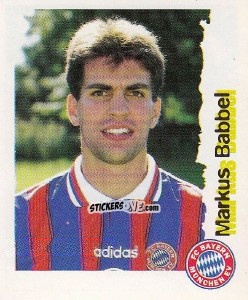 Sticker Markus Babbel - Fußball Bundesliga zur Endphase der Saison 1996/1997 n. 164 - Panini