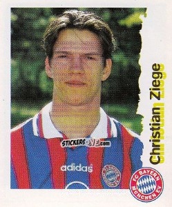 Sticker Christian Ziege - Fußball Bundesliga zur Endphase der Saison 1996/1997 n. 169 - Panini