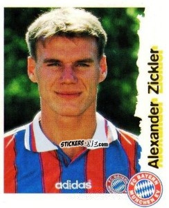 Sticker Alexander Zickler - Fußball Bundesliga zur Endphase der Saison 1996/1997 n. 172 - Panini