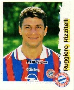 Sticker Ruggiero Rizzitelli - Fußball Bundesliga zur Endphase der Saison 1996/1997 n. 174 - Panini