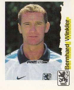 Cromo Bernhard Winkler - Fußball Bundesliga zur Endphase der Saison 1996/1997 n. 185 - Panini