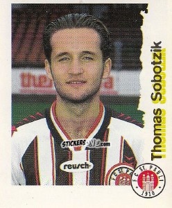 Sticker Thomas Sobotzik - Fußball Bundesliga zur Endphase der Saison 1996/1997 n. 196 - Panini
