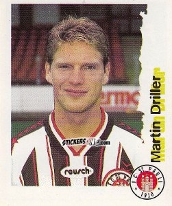 Sticker Martin Driller - Fußball Bundesliga zur Endphase der Saison 1996/1997 n. 199 - Panini