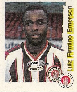Sticker Luiz Firmino Emerson - Fußball Bundesliga zur Endphase der Saison 1996/1997 n. 200 - Panini