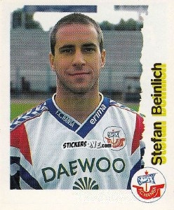 Sticker Stefan Beinlich - Fußball Bundesliga zur Endphase der Saison 1996/1997 n. 206 - Panini