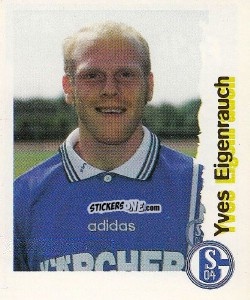 Cromo Yves Eigenruach - Fußball Bundesliga zur Endphase der Saison 1996/1997 n. 216 - Panini
