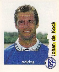 Cromo Johan de Kock - Fußball Bundesliga zur Endphase der Saison 1996/1997 n. 219 - Panini
