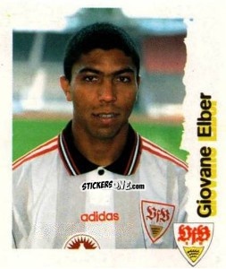 Sticker Giovane Elber - Fußball Bundesliga zur Endphase der Saison 1996/1997 n. 239 - Panini
