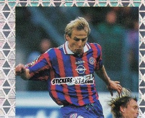Sticker Jurgen Klinsmann (Puzzel 1) - Fußball Bundesliga zur Endphase der Saison 1996/1997 n. 265 - Panini