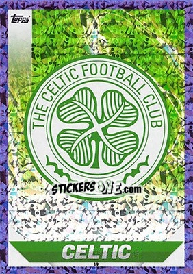 Sticker Club Badge - SPFL 2018-2019. Match Attax n. 19 - Topps