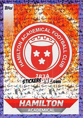 Sticker Club Badge - SPFL 2018-2019. Match Attax n. 55 - Topps