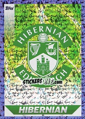 Sticker Club Badge - SPFL 2018-2019. Match Attax n. 91 - Topps