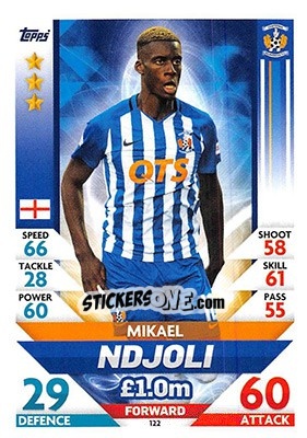 Cromo Mikael Ndjoli - SPFL 2018-2019. Match Attax - Topps