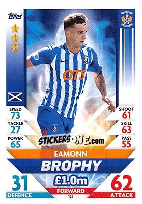 Sticker Eamonn Brophy - SPFL 2018-2019. Match Attax n. 124 - Topps