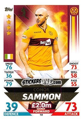Sticker Conor Sammon - SPFL 2018-2019. Match Attax n. 158 - Topps