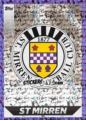Sticker Club Badge - SPFL 2018-2019. Match Attax n. 199 - Topps
