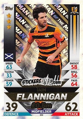 Figurina Iain Flannigan - SPFL 2018-2019. Match Attax - Topps