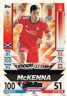Sticker Scott McKenna - SPFL 2018-2019. Match Attax - Topps