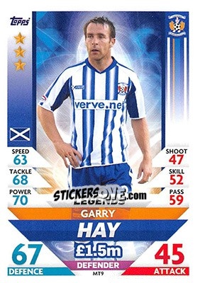 Sticker Garry Hay - SPFL 2018-2019. Match Attax n. MT9 - Topps