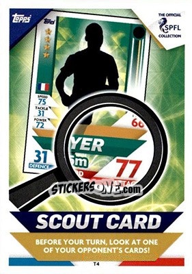 Cromo Scout Card - SPFL 2018-2019. Match Attax - Topps