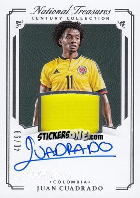 Figurina Juan Guillermo Cuadrado - National Treasures Soccer 2018 - Panini