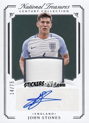 Sticker John Stones - National Treasures Soccer 2018 - Panini