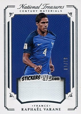 Sticker Raphael Varane - National Treasures Soccer 2018 n. CCMA14 - Panini