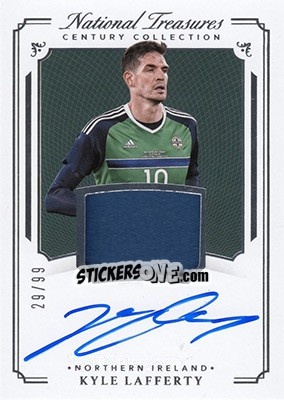 Sticker Kyle Lafferty - National Treasures Soccer 2018 - Panini