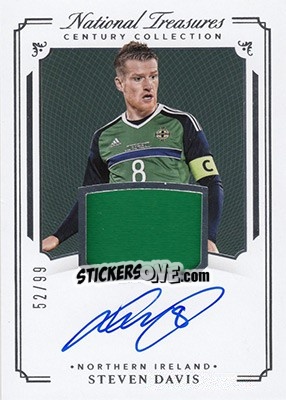 Sticker Steven Davis - National Treasures Soccer 2018 n. CCMA25 - Panini
