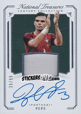 Sticker Pepe - National Treasures Soccer 2018 n. CCMA27 - Panini