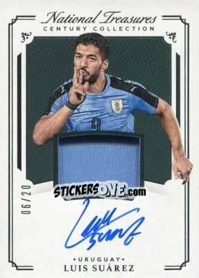 Sticker Luis Suarez - National Treasures Soccer 2018 n. CCMA31 - Panini