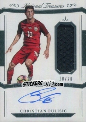 Sticker Christian Pulisic - National Treasures Soccer 2018 n. CCMA32 - Panini