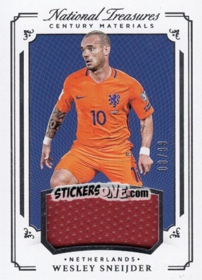 Sticker Wesley Sneijder - National Treasures Soccer 2018 n. CM1 - Panini