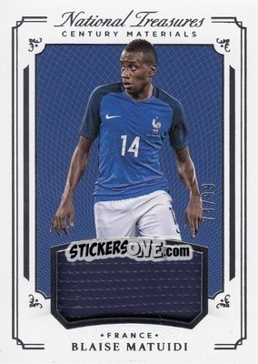 Figurina Blaise Matuidi - National Treasures Soccer 2018 - Panini