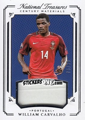 Sticker William Carvalho - National Treasures Soccer 2018 n. CM3 - Panini