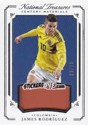 Sticker James Rodriguez - National Treasures Soccer 2018 n. CM5 - Panini