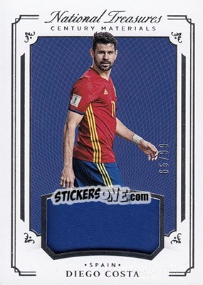 Sticker Diego Costa - National Treasures Soccer 2018 n. CM7 - Panini