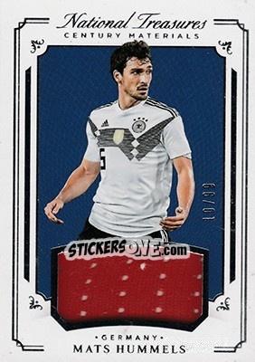 Sticker Mats Hummels - National Treasures Soccer 2018 n. CM8 - Panini