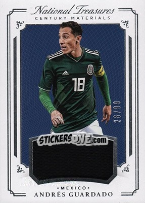 Sticker Andres Guardado - National Treasures Soccer 2018 n. CM17 - Panini