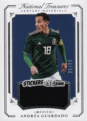 Figurina Andres Guardado - National Treasures Soccer 2018 - Panini