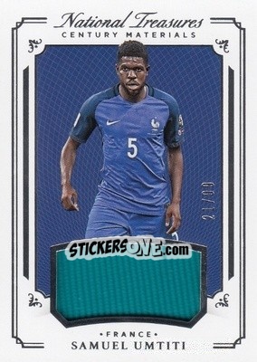 Sticker Samuel Umtiti - National Treasures Soccer 2018 n. CM23 - Panini